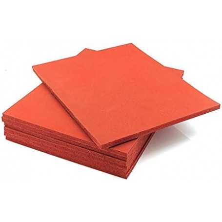 Tapis de Pressage en Silicone pour Machines à Plastifier de 0.5Cm - Rouge