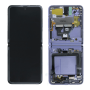 Screen Samsung Galaxy Z Flip (F700F) Purple + Frame (Service Pack)