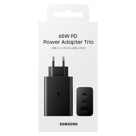 Samsung 65W PD Power Adapter Trio 2USB-C + USB EP-T6530NBEGEU
