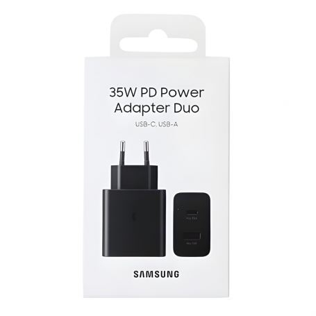 Adaptateur Secteur SAMSUNG 35W PD Power Adapter Duo USB-C + USB