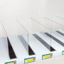 Multi-Purpose PVC Magnetic Shelf Divider 28*12 CM - Transparent