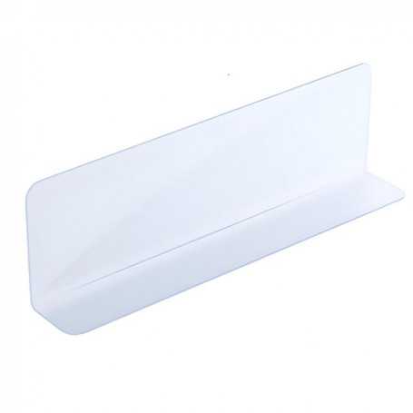 Multi-Purpose PVC Shelf Separator 28*12 CM - Transparent