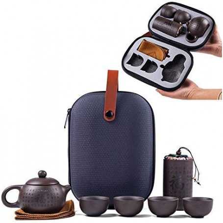 Portable Tea Service Set Ideal for Travel and Movement