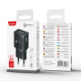 Quick Recharge USB Power Adapter - D-power J8501 - Black