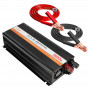 LinQ 1500W 12V / 220V USB Voltage Converter + EU Plug P1500W Black