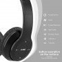 Casque Stéréo Bluetooth P47M avec Oreillette Lumineuse - Noir