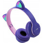 Helmet Stereo Bluetooth P47M with Earpiece Luminous - Purple