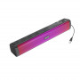 Sound Bar luminous and speaker wired USB E-1411 - Black