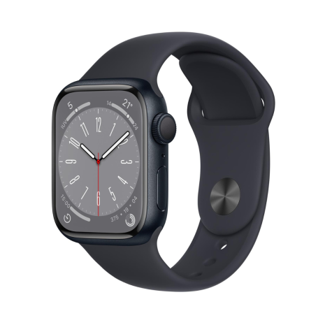 Connected Watch Apple Watch Series 9 GPS 45mm Midnight Aluminium Sport Band Midnight M/L - New