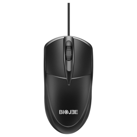 Mouse Wired USB BIOJEE E100 - Black