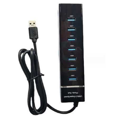 USB 3.0 Super Speed Hub With 7 Ports - 1.2M