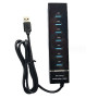 HUB USB 3.0 Super Speed Avec 7 Ports - 1.2M