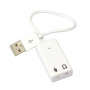 USB 7.1 Sound Card External Independent (USB to Audio/Jack)