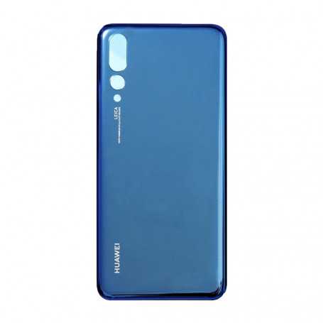 Vitre arrière HUAWEI P20 Pro (CLT-L04) Bleu - Avec Logo + Adhesif