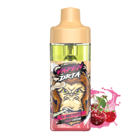 Vapoteuse E-Liquide Rechargeable - Vapen Drta - 12000 puffs 0% Nicotine - Fizzy Cérise