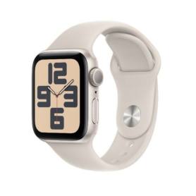 Apple Watch SE 2 GPS 44mm Starlight Aluminum Sport Band S/M - New Release