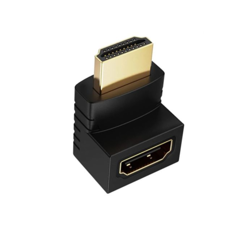 HDMI Adapter 90 degrees - Black