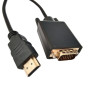 Cable HDTV/HDMI to VGA with Integrated Chip - 1.8M