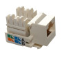 Adapter of connector of module of socket RJ45 Cat6 Cat5E Keystone without Tool