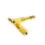 Audio Adapter 6.35mm male to 3.5mm female for Headset / Jack / Microphone - Gold