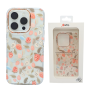 Transparent Case with Patterns for iPhone - Salmon