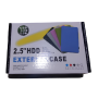 Case for Hard Drive External USB 3.0 2.5HDD - Black