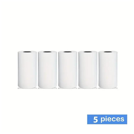 5 Rolls of Thermal Paper (57x25mm)