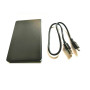 Case for Hard Drive External USB 3.0 2.5HDD - Black