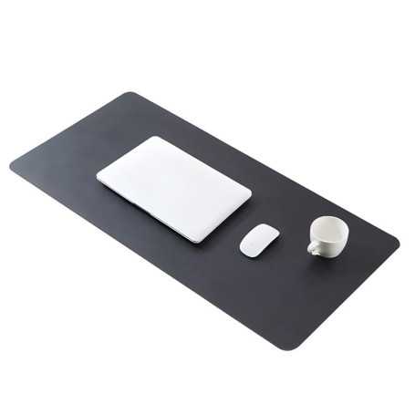 Tapis de Souris en Cuir PU Extra Large Imperméable et Antidérapant 60*30 CM