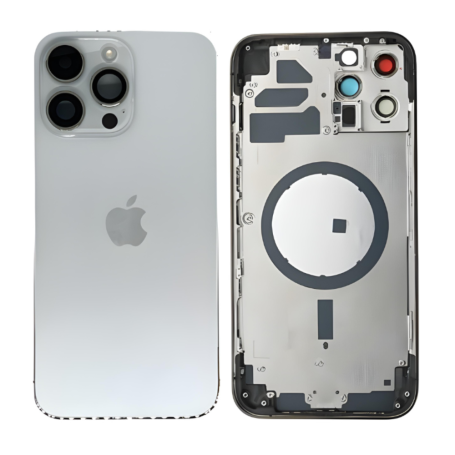 Chassis Empty iPhone 14 Pro Max Silver (Origin Disassembled) - Grade A