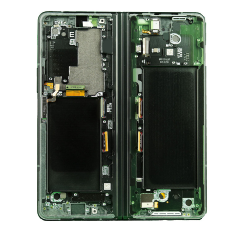 Screen Samsung Galaxy Z Fold 3 5G Green + Frame (Original Disassembled) - Grade A