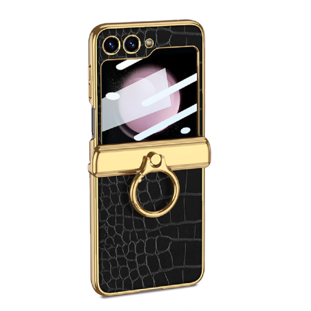 Protective Case - Samsung Galazy Z Flip 5 (F731) - Black Quilted Effect