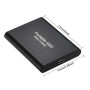 External Hard Drive for Laptop USB/Type C - 128 GB - Black