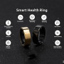 Smart Ring R02 Waterproof Offering Advanced Health and Physical Activity Tracking Size 8 - Blue Titanium