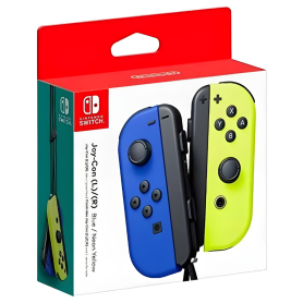 Pair of Joy-Con Controllers for Nintendo Switch Blue / Neon Yellow