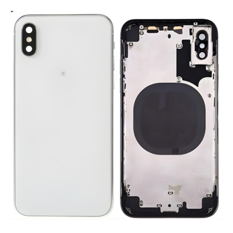 Empty Silver iPhone X Frame (Disassembled Origin) - Grade B