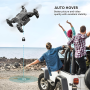Mini Drone Professionnel Portable RTF Pliable RC Quadricoptère avec 4 Batteries