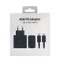 Type-C / Type-C Charger Kit Samsung EP-TA845XBEGCN 45W - 1M - Black - Retail Box (Origin)