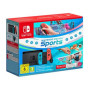 Console Switch 1.1 Nintendo Neon Bleu / Neon Rouge + Switch Sport + Fascia + 3 Mesi