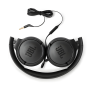 JBL Tune T500 Wired Headphones - Black