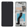 Screen Samsung Galaxy S21 Plus (G996) Silver + Frame (Original Disassembled) - Grade A