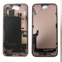 Back Cover Housing iPhone 15 Plus without Back Glass Pink Battery (Original Dismantled) Grade A