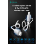 Type-C / Type-C - Woven Fast Charging Cable - Devia Extreme Speed Series - PD 60W 3A 1.5M - White