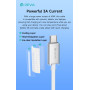 Type-C / Type-C - Woven Fast Charging Cable - Devia Extreme Speed Series - PD 60W 3A 1.5M - White