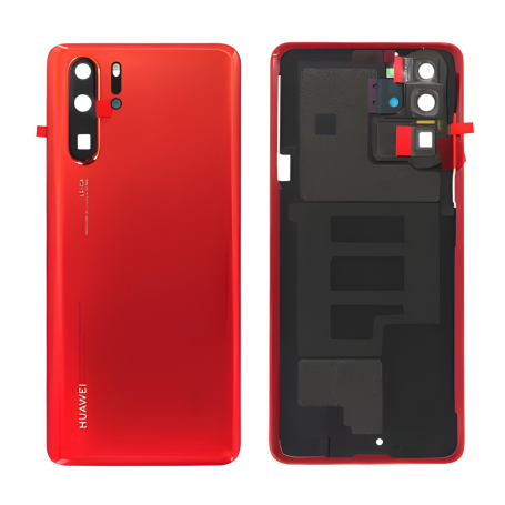 Vitre arrière Huawei P30 Pro Sans Contour lentille Orange (Original Démonté) - Grade A