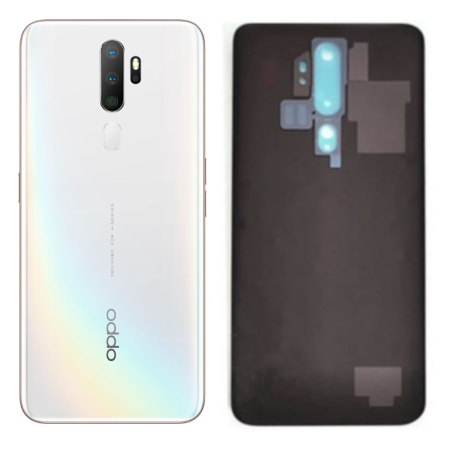 Vitre Arrière Oppo A5 2020 Blanc (Original Démonté) - Grade B