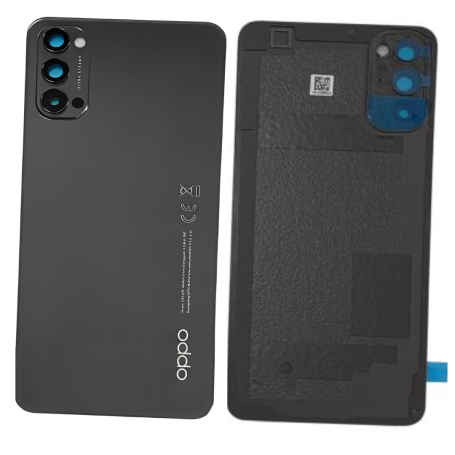 Vitre Arrière Oppo Reno4 5G Noir (Original Démonté) - Comme Neuf