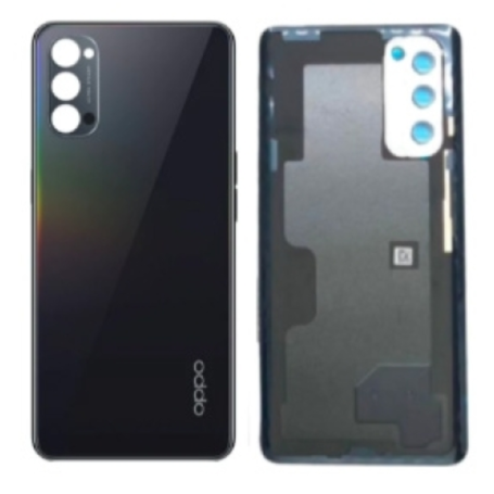 Vitre Arrière Oppo Reno4 Pro 5G Noir (Original Démonté) - Grade B