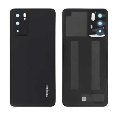 Oppo Reno6 Rear Window Black (Original Disassembled) - Like New