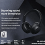 Remax RB-660HB Wireless Bluetooth Stereo Headphones Black